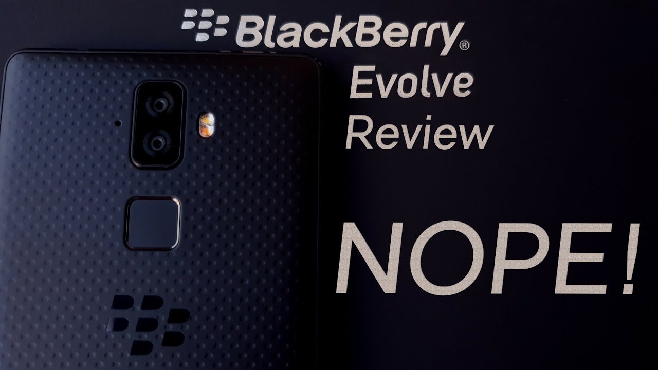 BlackBerry Evolve Review: Devolved