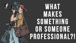 What Makes Something/Someone Professional?! | My Thoughts On The Recent Topic of YouTube Debate...
