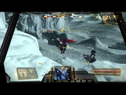 Sniper Mech CICADA MechWarrior Online Frozen City Gameplay