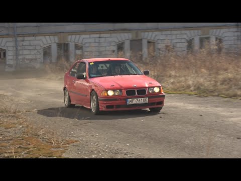 Michał Łukawski/Maciej Krzyszycha, BMW E36 compact - Twierdza Winter Cup - Modlin - 20.03.2022