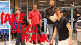 Tripping With Fake Blood Prank | SHENANABANGZ