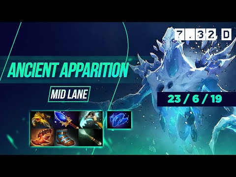 Ancient Apparition Mid Lane 7.32 D ► Dota 2 Gameplay