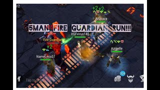 Frostborn - 5-Man  vs Fire Guardian