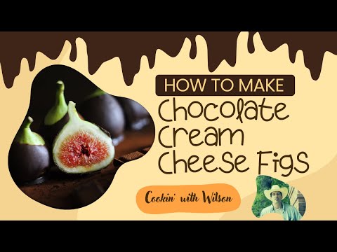 How to make Chocolate Covered Cream Cheese Figs