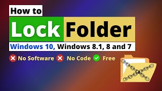 Lock Folder in Windows 10/8.1/8/7