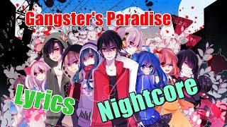 Nightcore - Gangster's Paradise [Rock Cover]