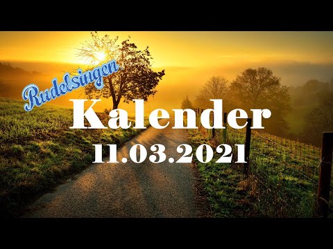 Der Mitsing-Kalender am 11.03.2021  - Tag 70