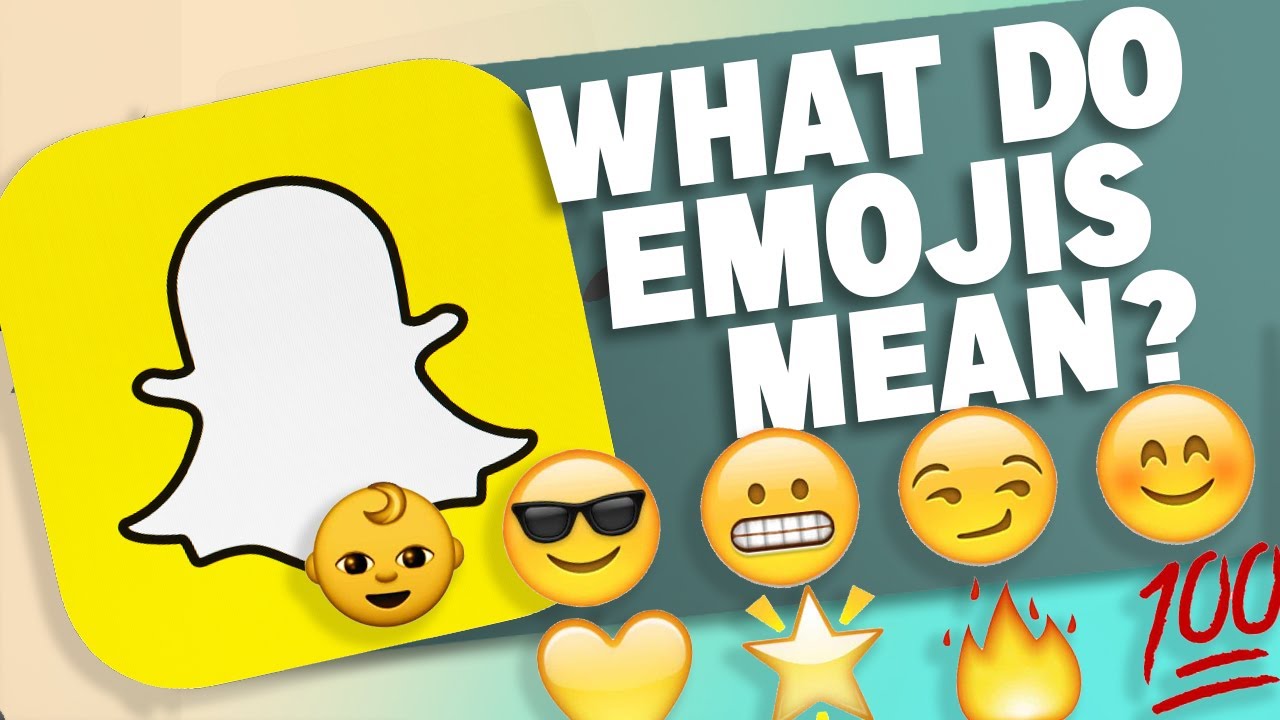 What does Snapchat emojis mean 2021