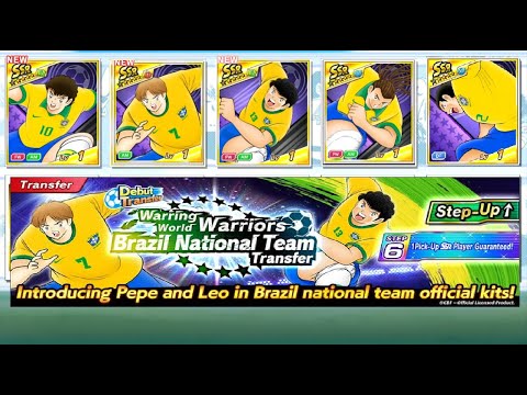 [GACHA] 🔥5 NEW BRAZIL RS PLAYERS !!🔥MY LUCKIEST GACHA TIME SO FAR !!🙏- Captain Tsubasa Dream Team
