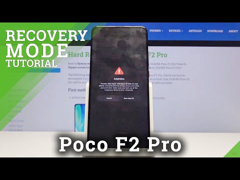 How to Remove Screen Lock in XIAOMI Poco F2 Pro - Hard Reset via Recovery Mode