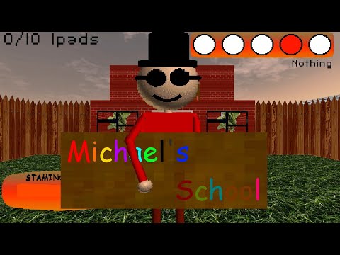 NEW ENDING | Michael's Super early demo V1.4 (Free Run Mode) - Baldi's Basics Mod