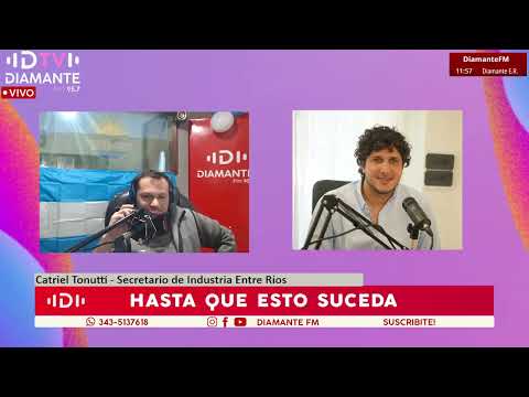 Tonutti habló del arroz entrerriano, Mercado Libre y proyectos para Diamante