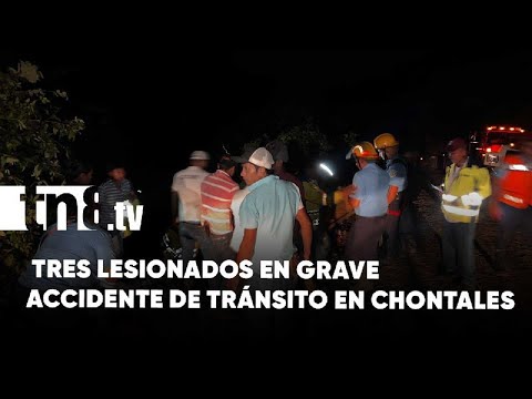 Camión se precipita en bajada de Villa Sandino, Chontales: tres personas resultan heridas