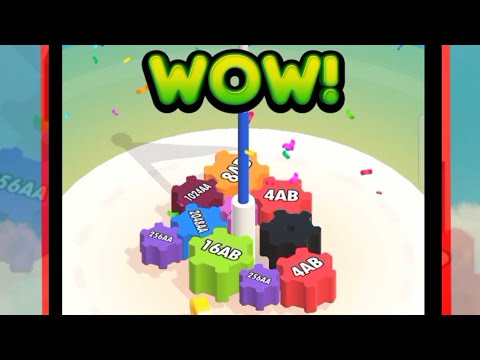 Merge Blocks 3D - 2048 Puzzle video games walkthrough Android, iOS New Update All Levels #1