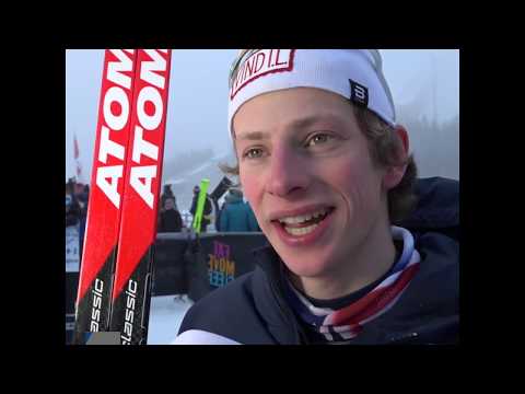Ansgar Evensen - vinnerintervju Junior-NM langrenn sprint 2018