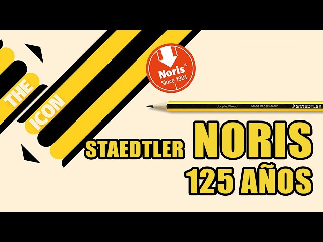 Vídeo relacionado con STAEDTLER 61 120P2 Noris Edición Limitada Feliz Aniversario - Tubo hexagonal transparente con 12 lápices de grafito Noris HB de Grafito, 1 Goma de borrar Noris + GRATIS 1 Afilalápices