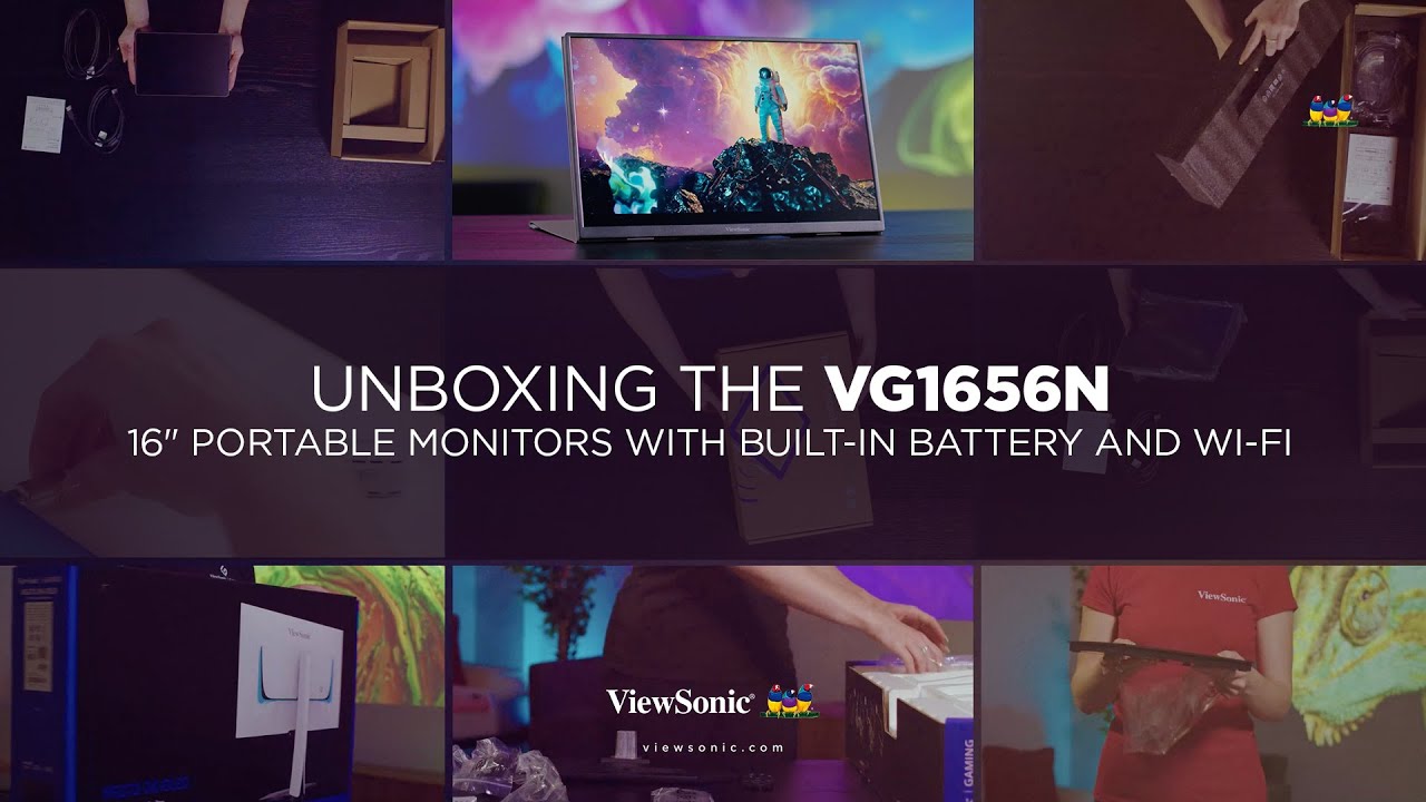 Unboxing the VG1656N 16" Portable Monitor with Built-in Battery and Wi-Fi