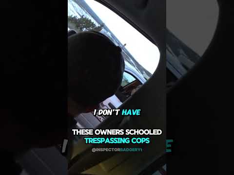 THESE OWNERS SCHOOLED TRESPASSING COPS 😎