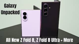 Galaxy Z Fold 8, Z Fold 8 Ultra, Z Flip 8 - Full Hands On and First Impressions