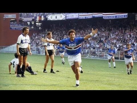 Sampdoria-Inter 2-0 VIALLI, CEREZO 4ª giornata Andata 10-09-1989