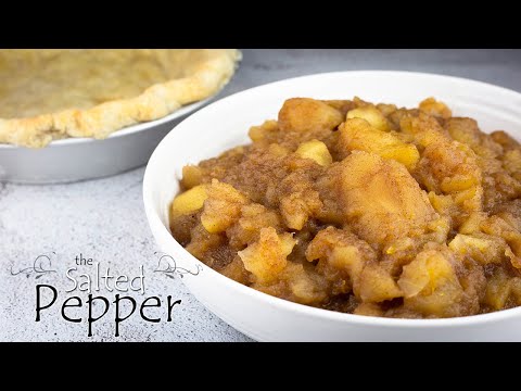 EASY HOMEMADE Apple Pie Filling ~ Pressure Cooker Recipe