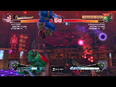 SSFIVAE~ T.Hawk (toro1006t) vs. Blanka (SSAnkoromoti360) HD