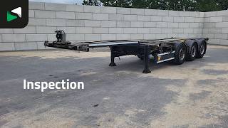 العربات نصف المقطورة شاحنة نقل الحاويات Renders Multi 45ft APK 11/26 Lift Axle | صورة 4 - Autoline
