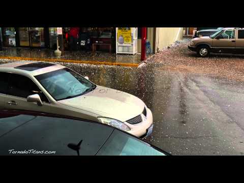 June 1st, 2015 Piedmont, SD Incredible Hail & Rainbows