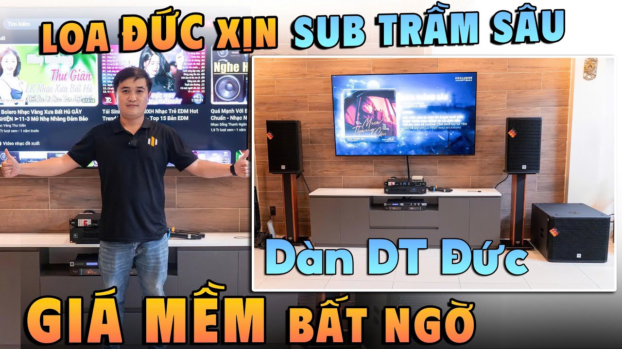Video sản phẩm Loa sub DT Delta-115AT (sub điện bass 40cm)