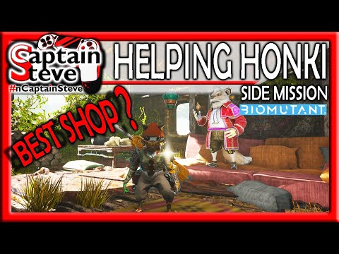Biomutant Honki Side Mission Guide Captain Steve Tips and Tricks Best Gear Crafting Parts Shop PS5