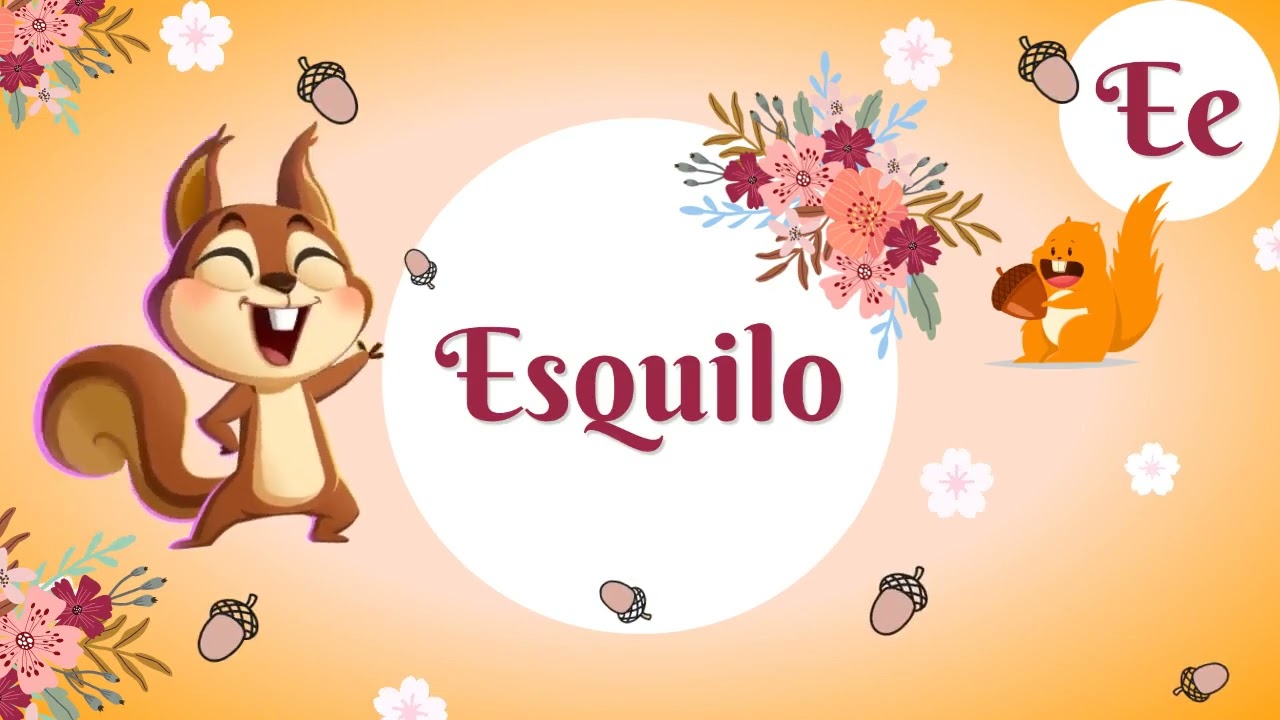 Animais que começam com vogais. O Alfabeto português