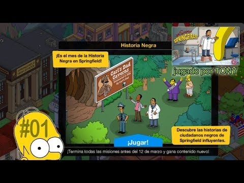 Los Simpson Springfield "Historia'20: Capítulo 1 - Historia Negra" por Tony