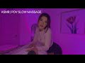 ASMR Slow POV Full Body Massage Crinkly Blanket Fabric Sounds So Relaxing