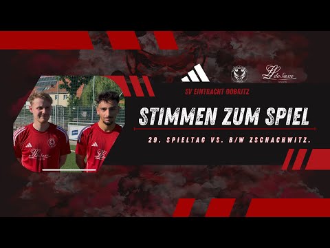 Die ERSTE | Stimmen zum 29. Spieltag gegen B/W Zschachwitz