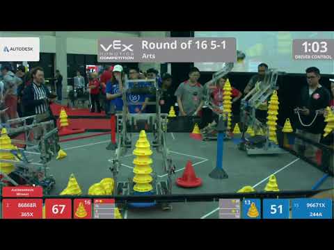 2018 VRC Arts R16 5-1 - 86868R 365X vs 96671X 244A - 147 to 113