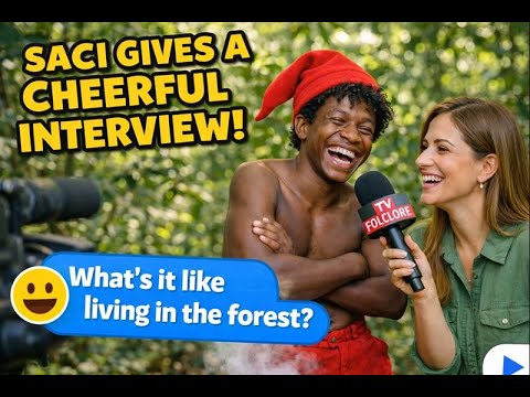 “When a Reporter Meets Saci Pererê – The Most Playful Interview Ever”