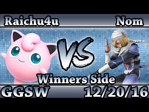 GGSW 12 - Pulse|RaIchu4u (Jigglypuff) Vs. GG| Nom (Sheik, Corrin) Smash Wii U Winners Side - Smash 4