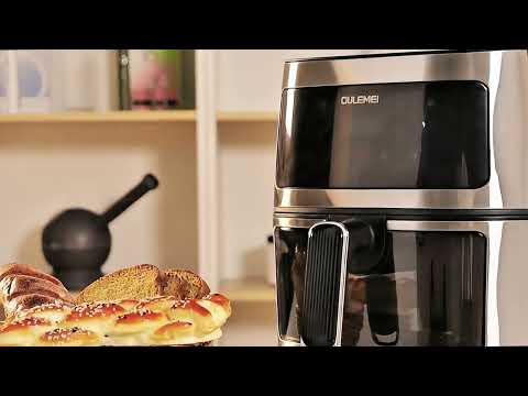 фото аэрогриль (аэрофритюрница) oulemei новый гарантия год olm-kzf003 0