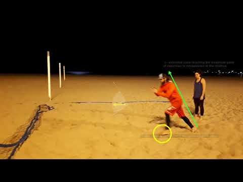 Beach volley /Technique for jump in attack/ Snatch o arranque de potencia...