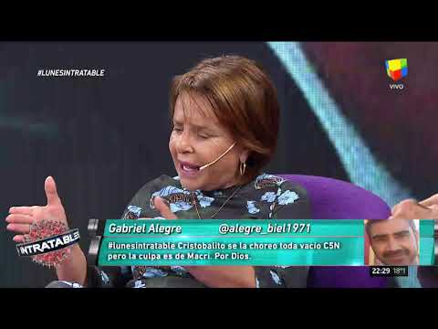 Chiche Duhalde: "Macri me desilusionó terriblemente"