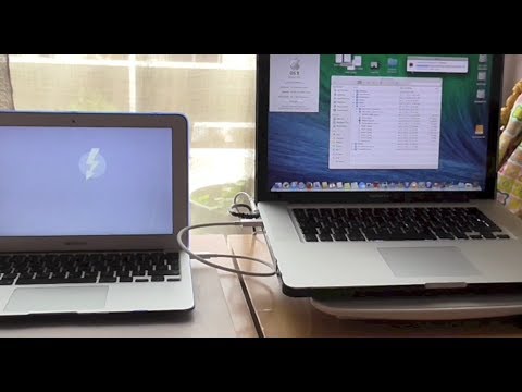 How to use 'Target Disk Mode' with Thunderbolt cable on OS X