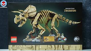 LEGO Jurassic World 77985 Dinosaur Fossils : Triceratops - LEGO Speed Build Review