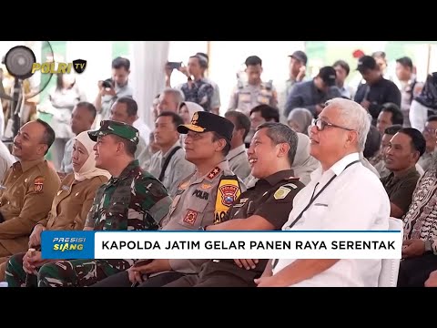 KAPOLDA JATIM GELAR PANEN RAYA SERENTAK