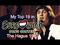 Eurovision 1980 My Top 19
