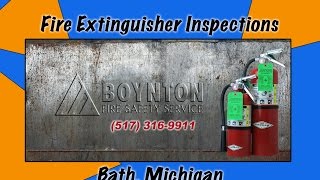 Fire Extinguisher Inspections Bath MI