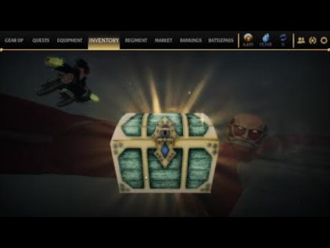 Obtaining 2 legendary wings out of the Anime All-Stars chest in a row | AOT: Revolution