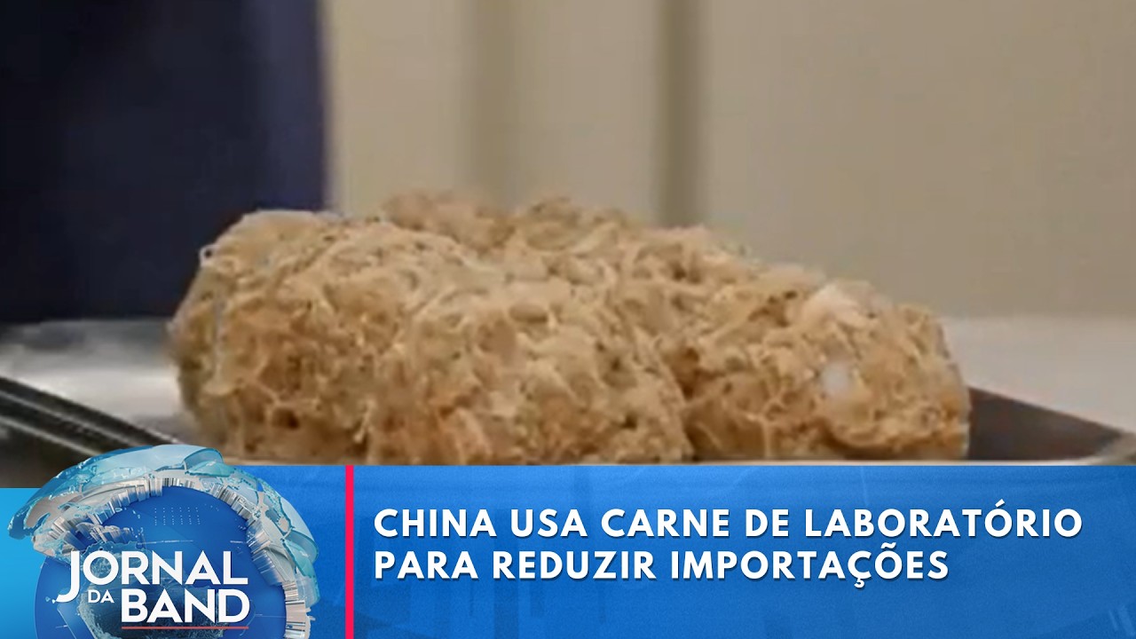  China aposta em carne de laboratório para reduzir importações | Jornal da Band