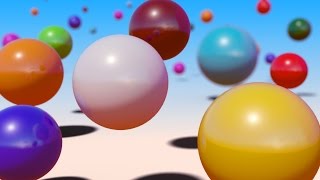 VIDS for KIDS in 3d (HD) - Relaxing Bouncing Balls Sleep Music for Children and Babies - AApV