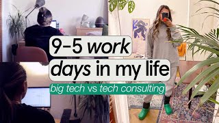 Big Tech (FAANG) vs Tech Consulting | 9-5 Work Days in my Life as a Tech Consultant | Big 4 Diaries