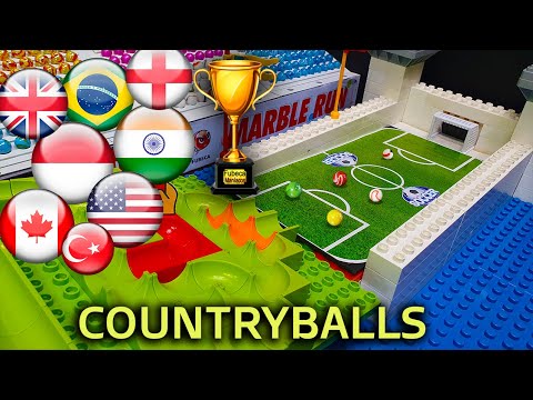 Marble Race countryballs friendly #9 tournament 2023  by Fubeca's Marble Runs